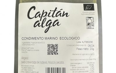 Alga Percebe (Codium) condimento marino doy pack BIO 20g